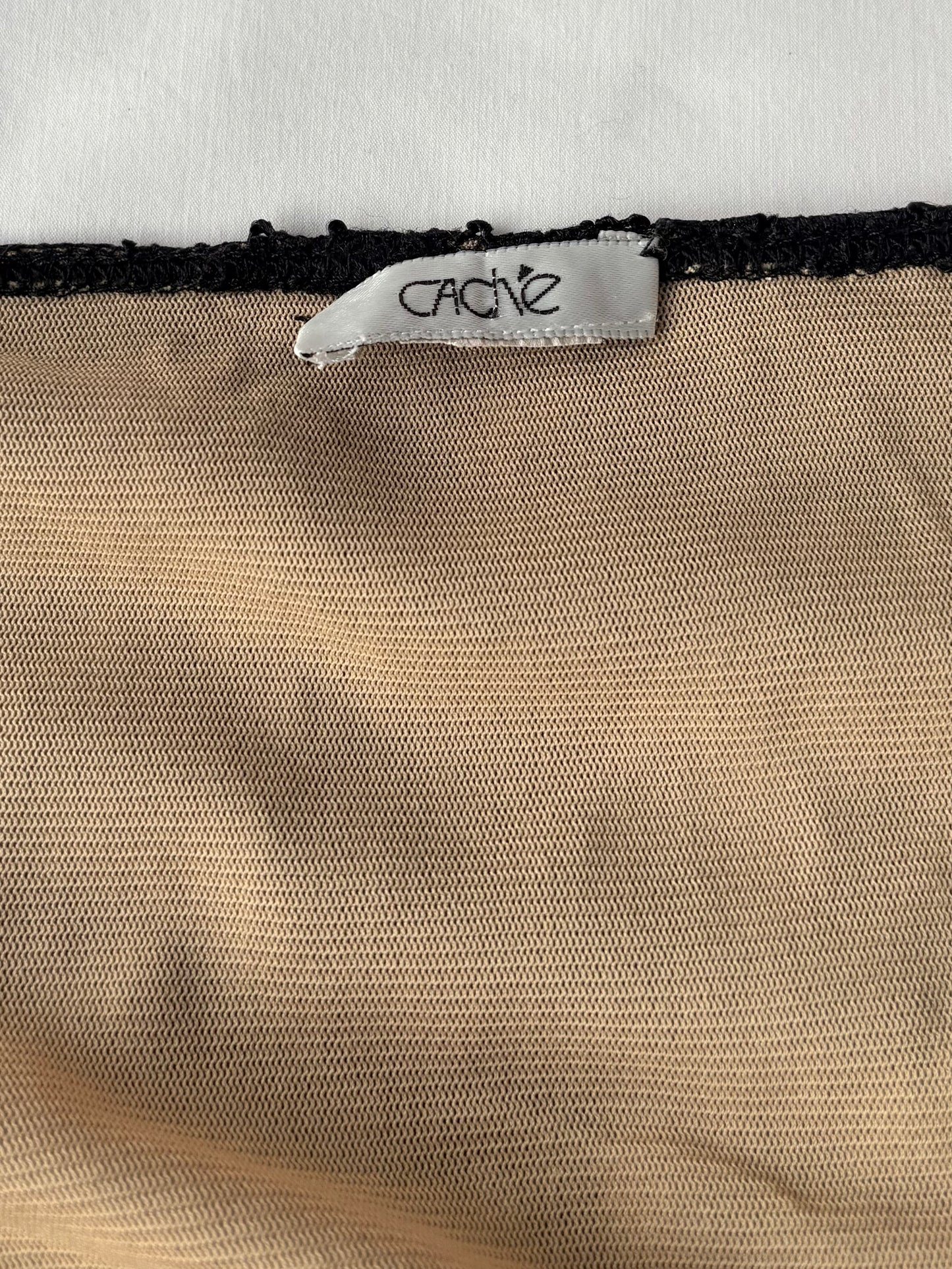 00’s Caché black lace top | Size 10