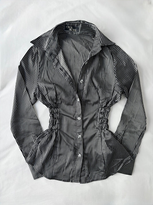 00’s Cecil McBee cinched shirt | Size 8