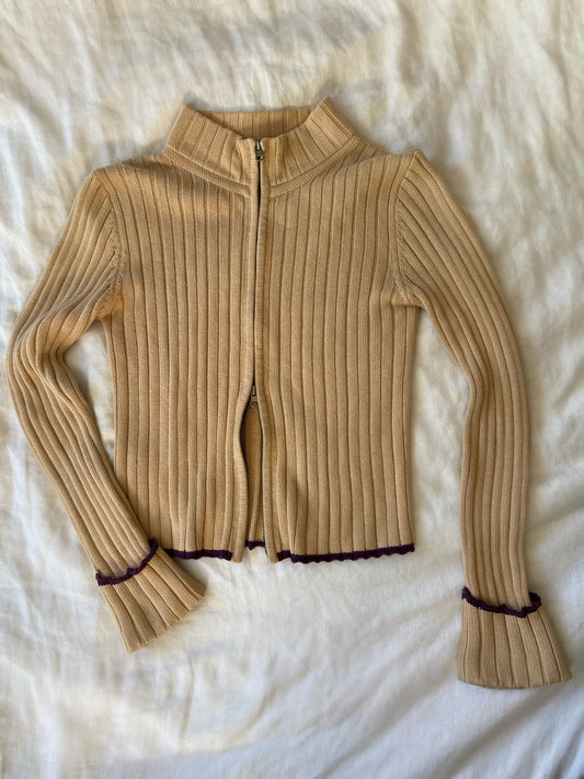 00’s Glassons double zip knit | Size 12