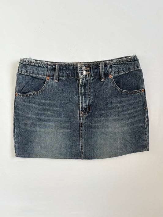 00’s Rifle denim mini skirt | Size 12