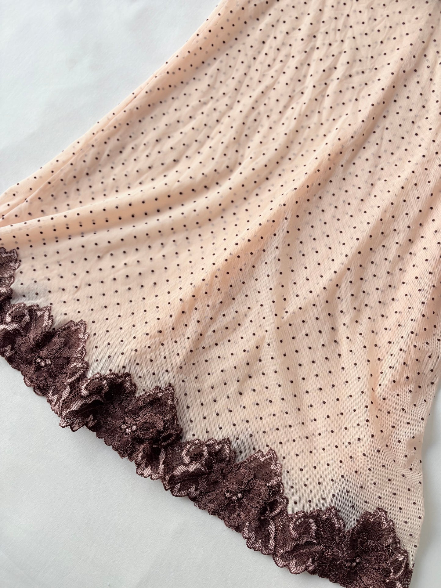 00’s Baby pink polka dot dress | Size 12
