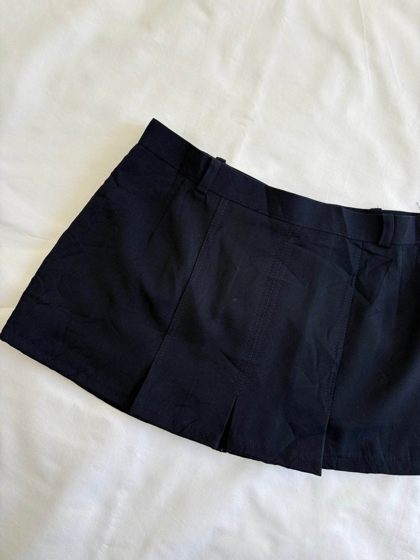 00’s Navy micro mini skirt | Size 8