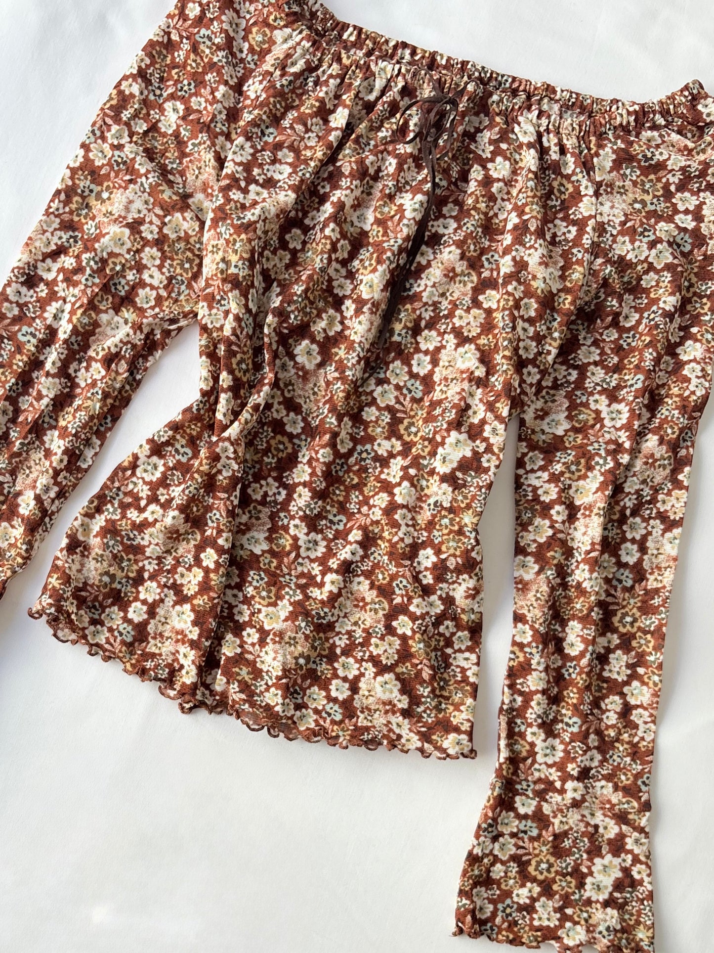 00’s Presse flared floral top | Size 10