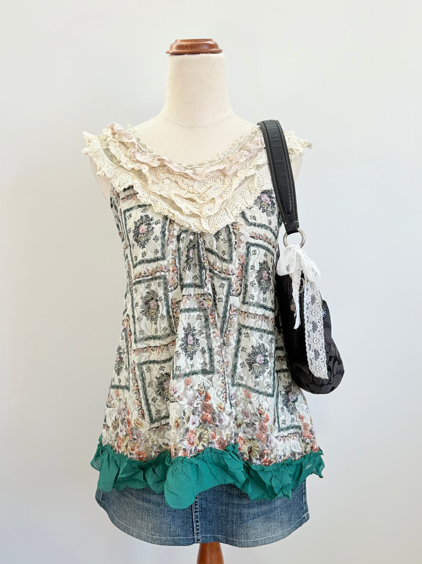 00’s Axes babydoll Japanese top | Size 10