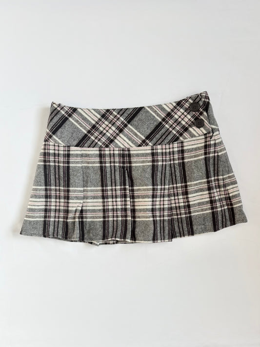 00’s Net Urban pink plaid skirt | Size 12
