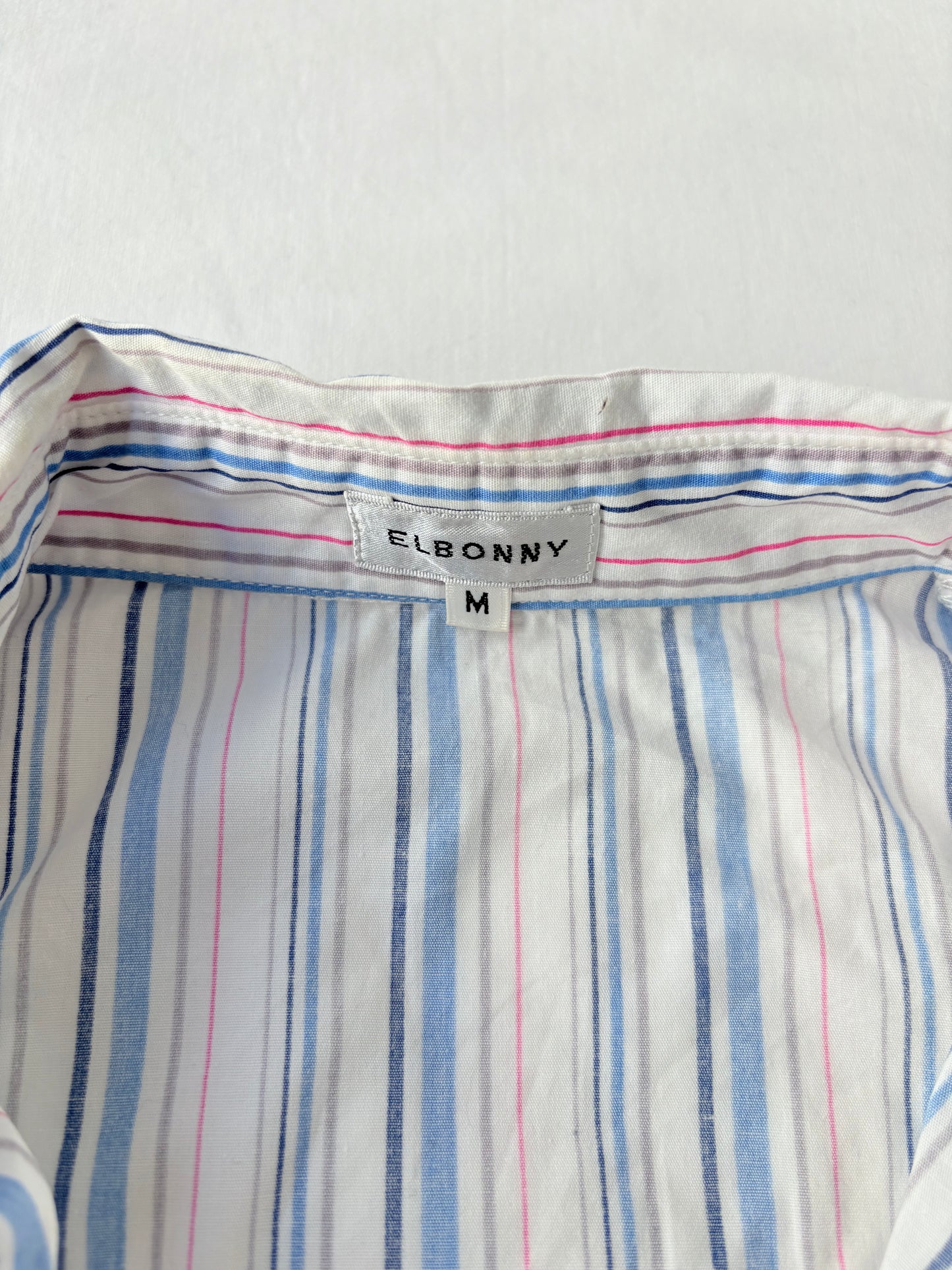 00’s Cinched striped shirt | Size 10