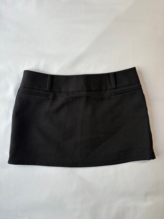 00’s Black micro mini skirt | Size 8