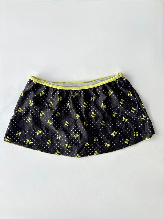00’s Bow polka dot mini skort | Size 4