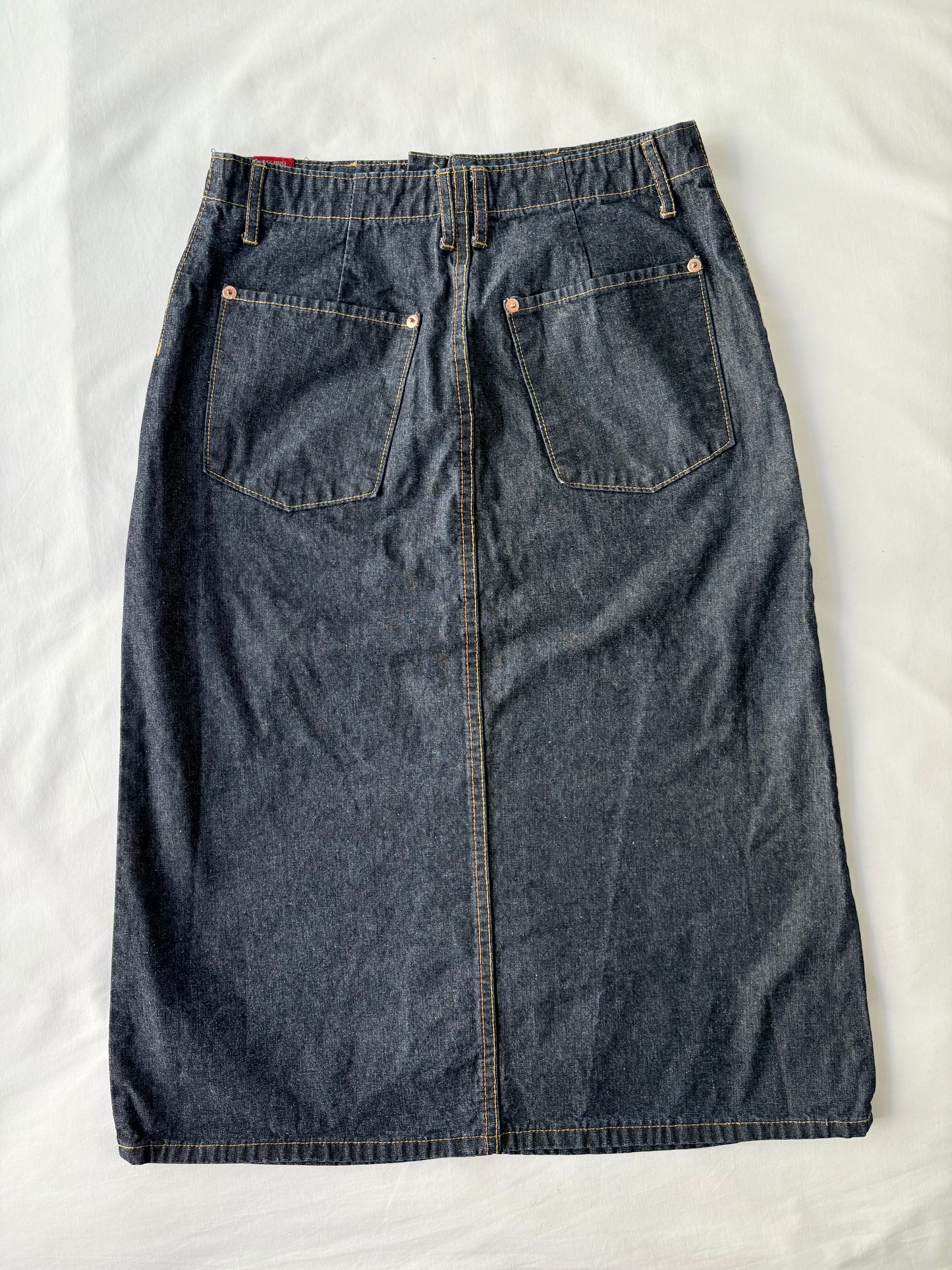 00’s Jeanswest denim midi skirt | Size 10
