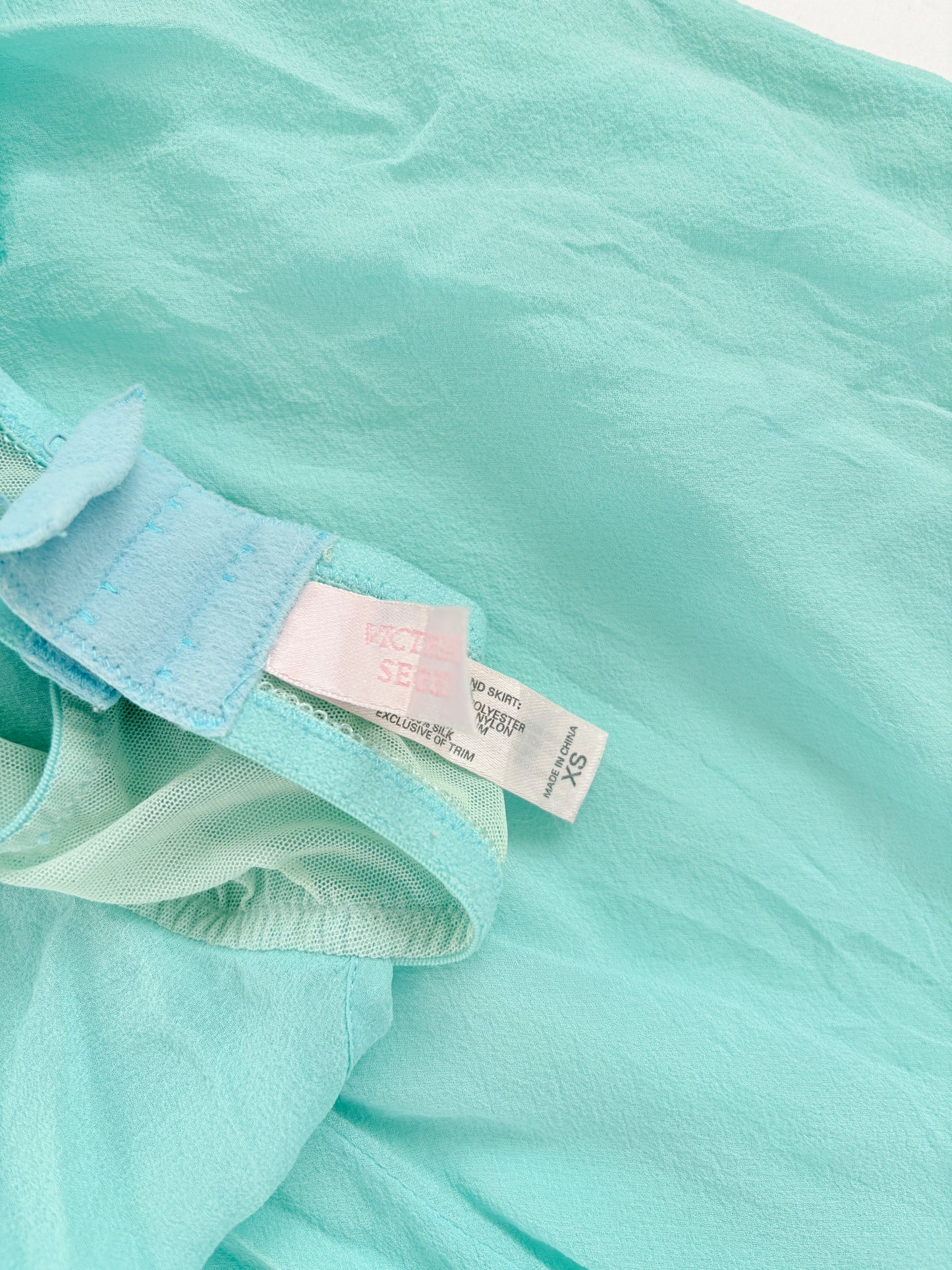 00’s Victorias Secret silk teal cami | Size XS