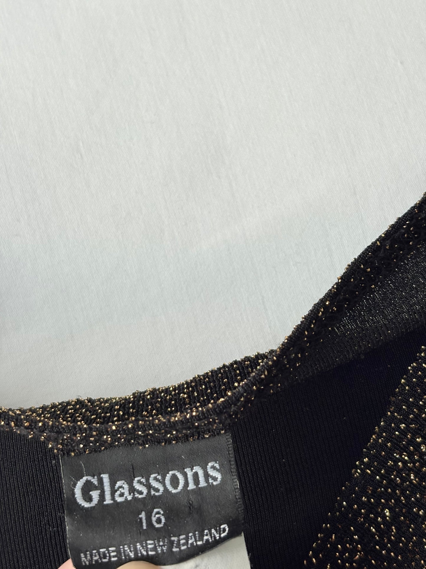 00’s Gold cowl neck cami | Size 14