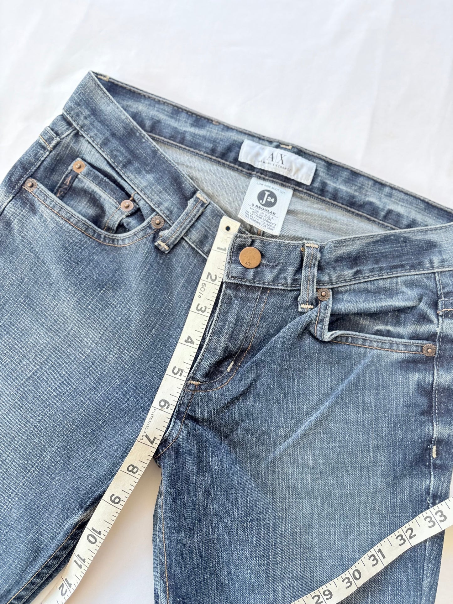 00’s Armarni low rise bootcut jeans | Size 6