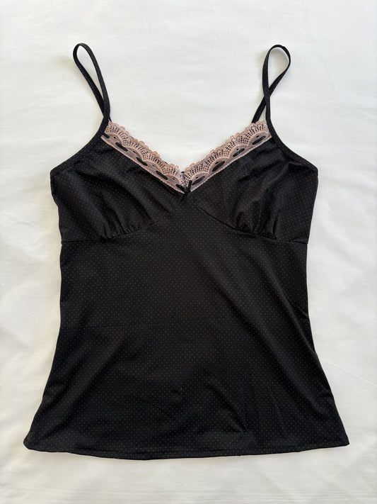 00’s Polka dot ribbon cami | Size 10