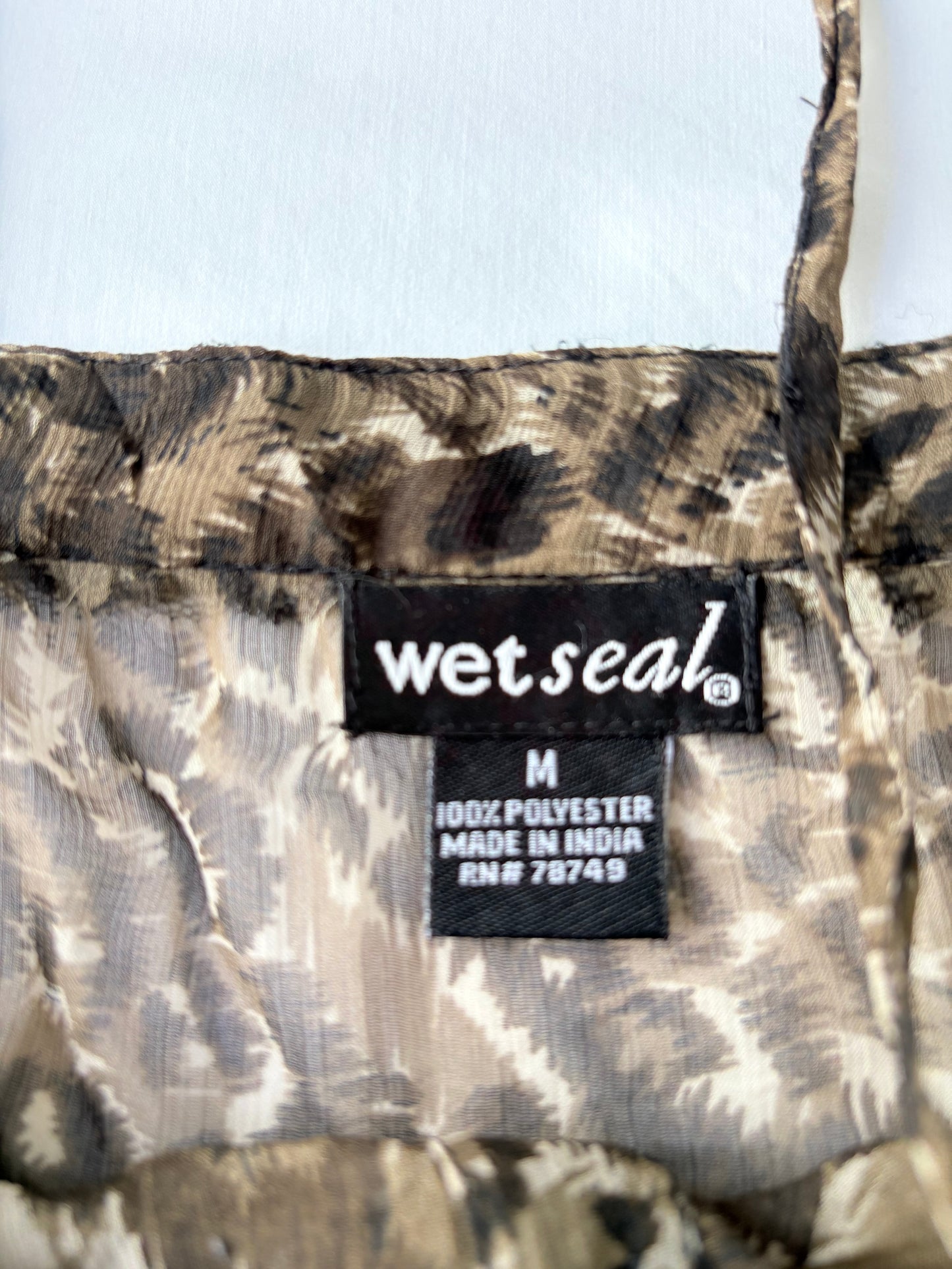 00’s Wet Seal leopard print cami | Size medium