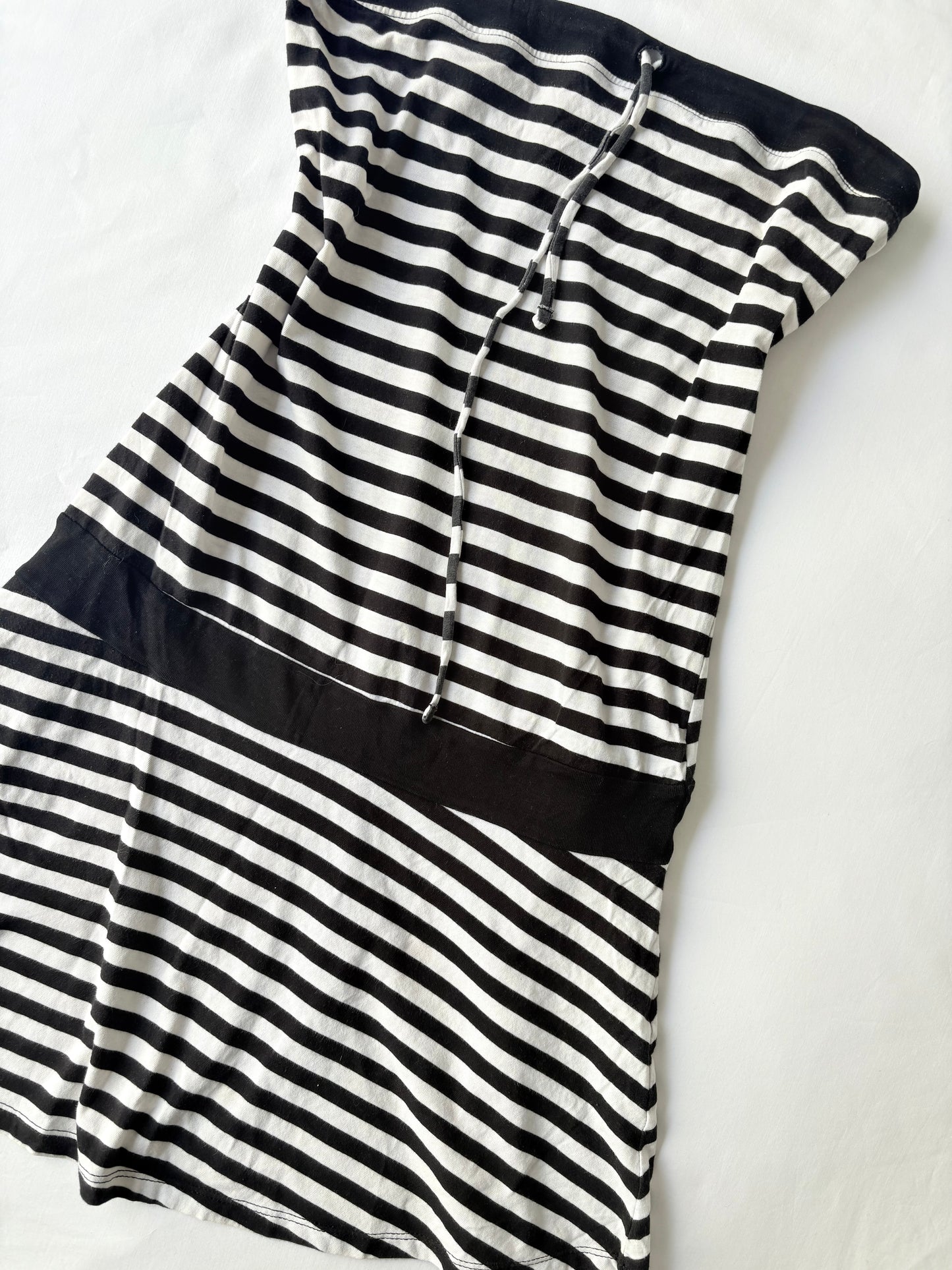 00’s Drop waist striped mini dress | Size medium