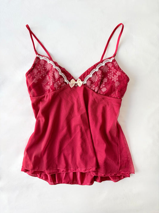 00’s Tutu Anna red cami | Size medium