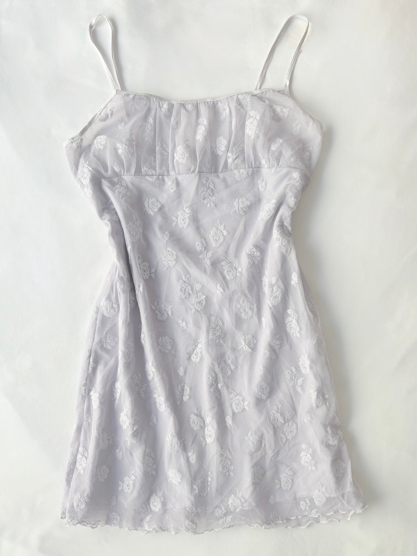 00’s Japanese lilac mini dress | Size 10