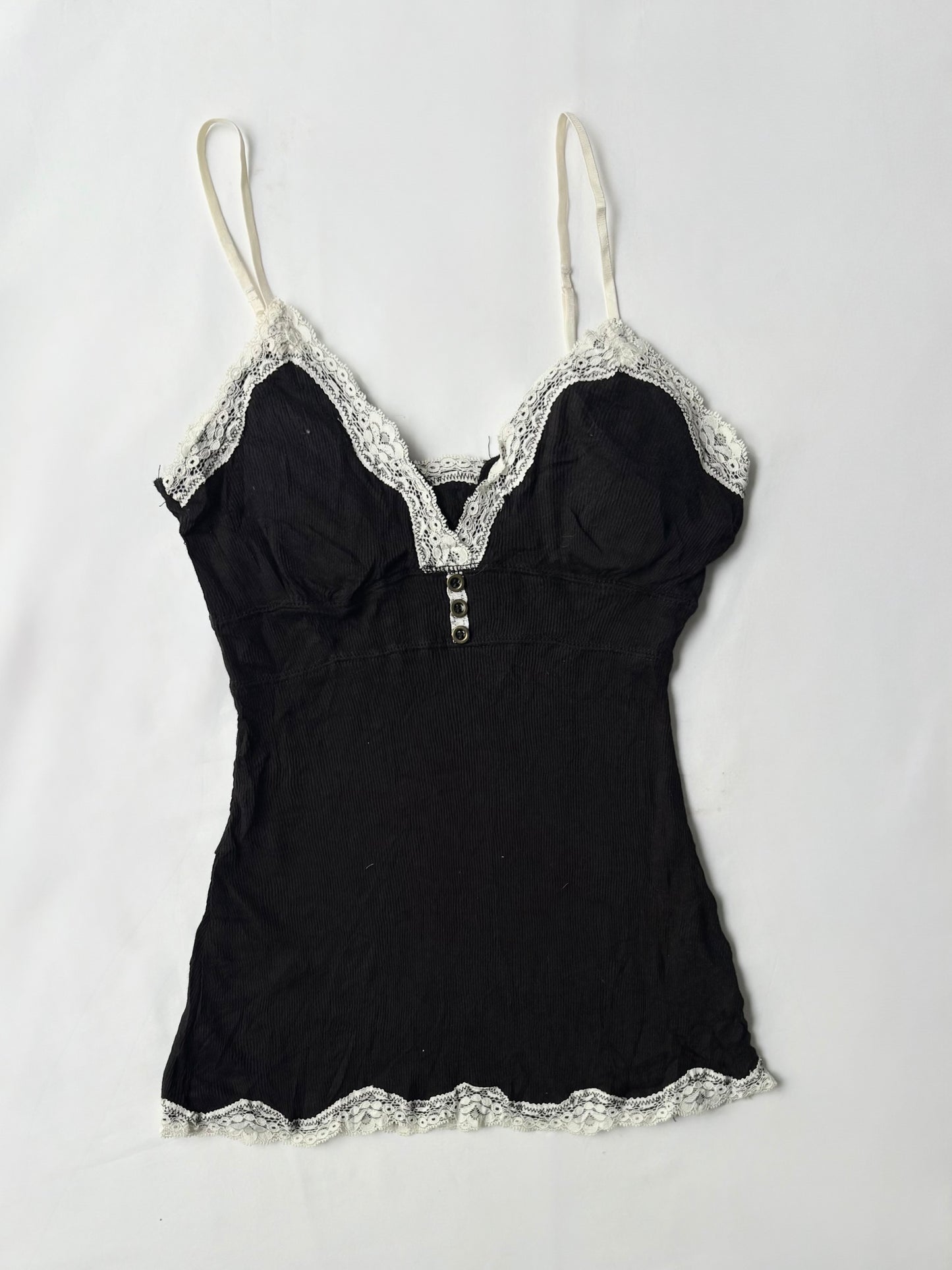 00’s Lei lace trim tank | Size 8