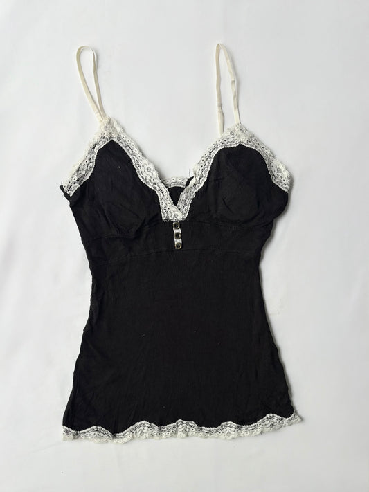 00’s Lei lace trim tank | Size 8
