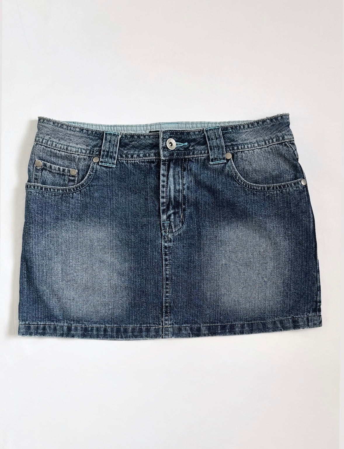 00’s Aero Drome denim mini skirt | Size 12