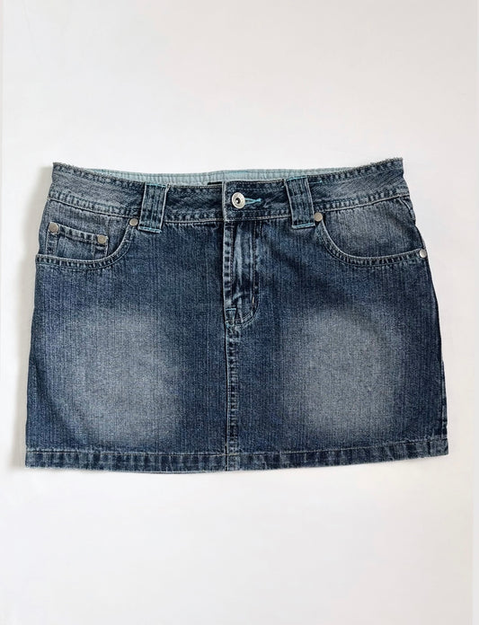 00’s Aero Drome denim mini skirt | Size 12