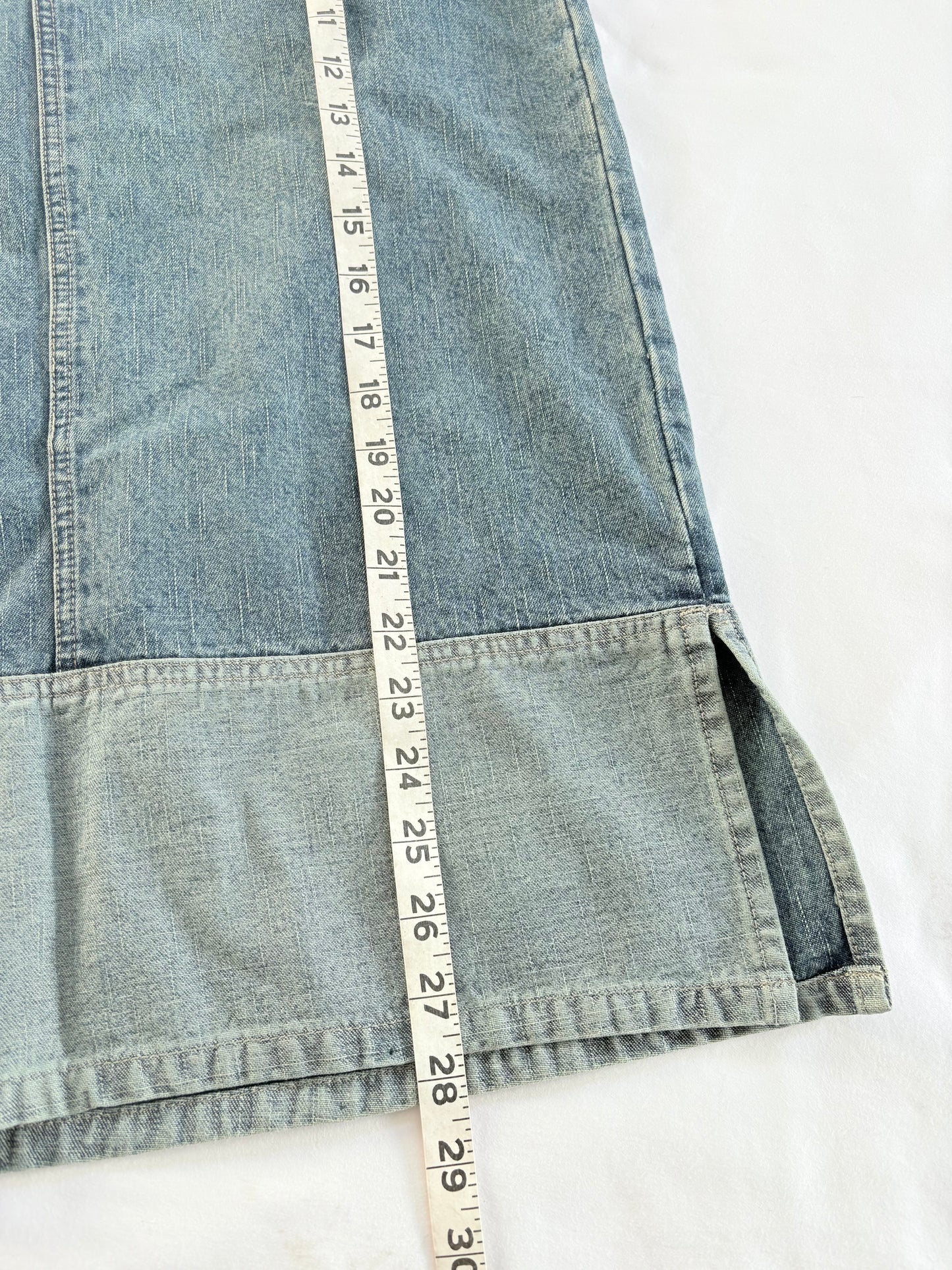 00’s Nutshell denim midi skirt | Size 10