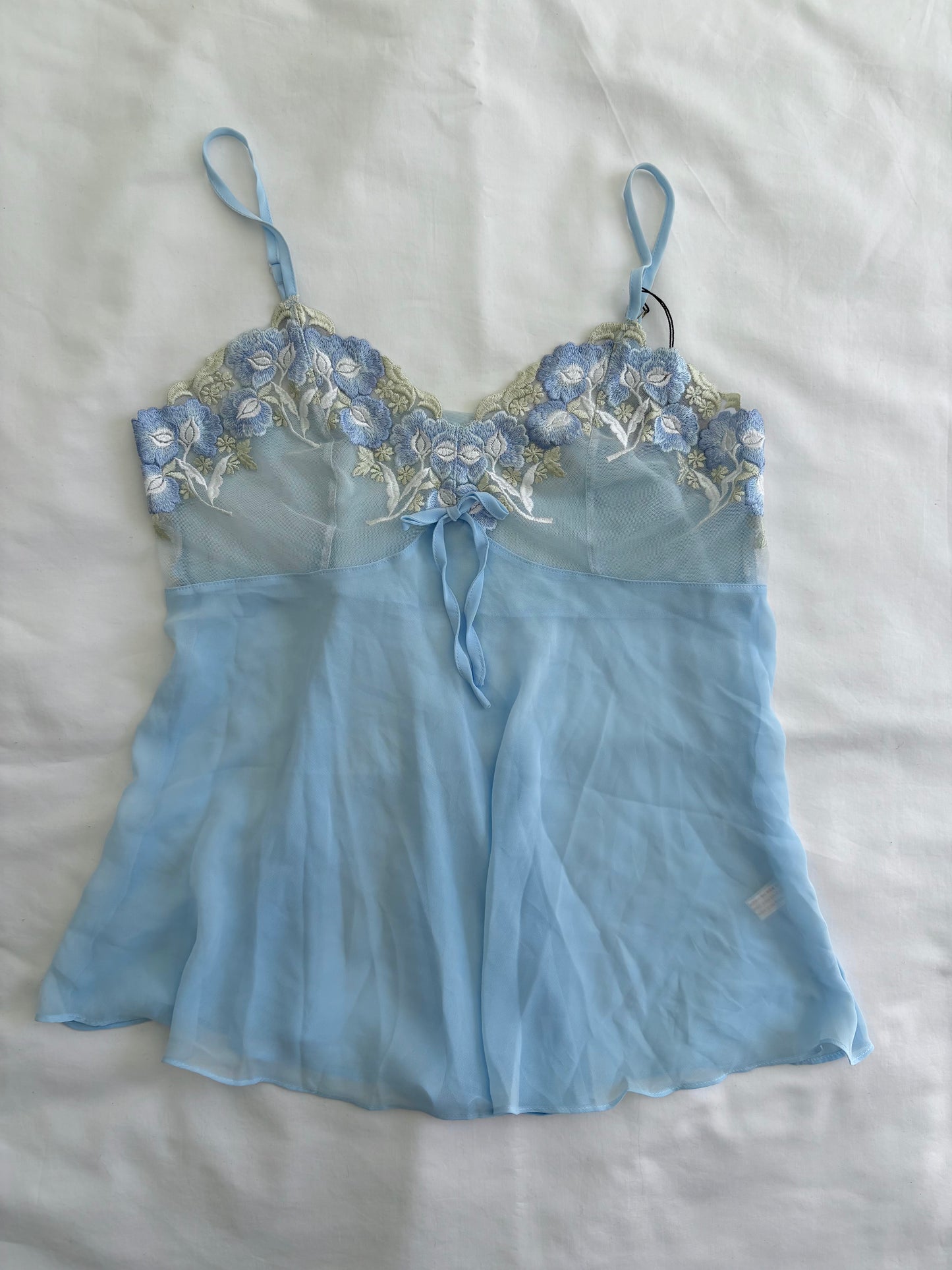 00’s Blue lace cami | Size 12