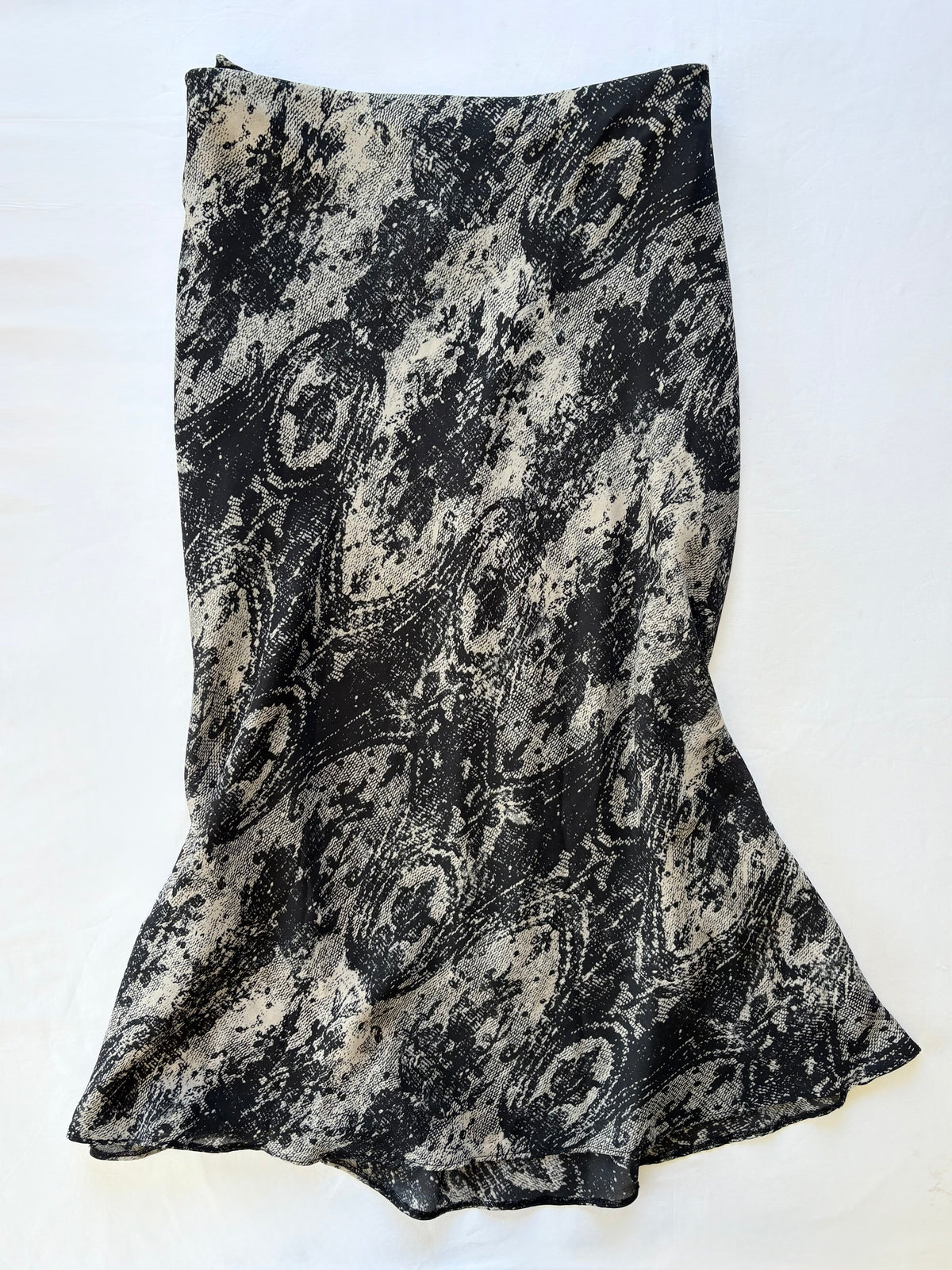 00’s Ella J patterned midi skirt | Size 12-14