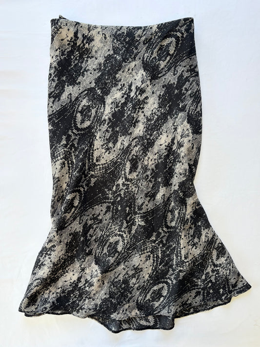 00’s Ella J patterned midi skirt | Size 12-14