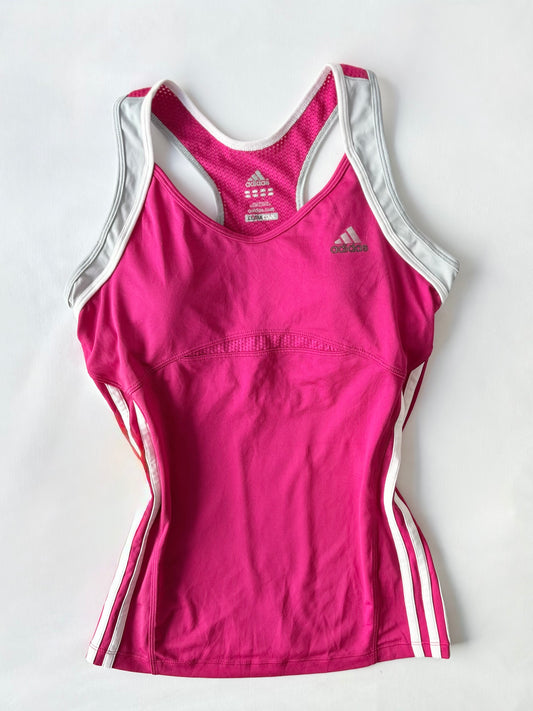 00’s Pink adidas sports tank | Size 12