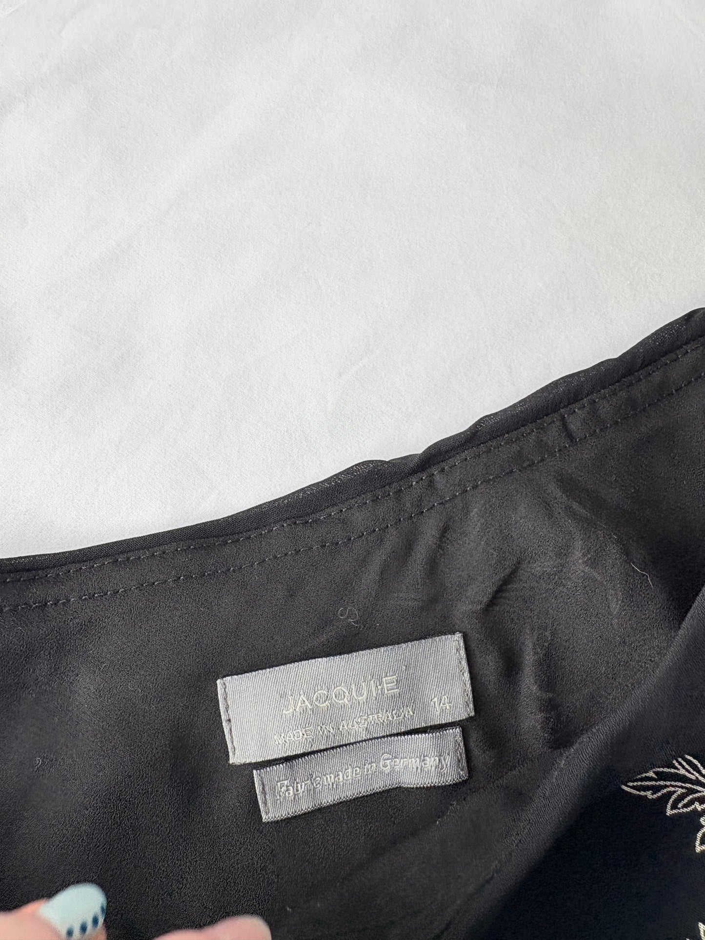 00’s Layered floral midi skirt | Size 14