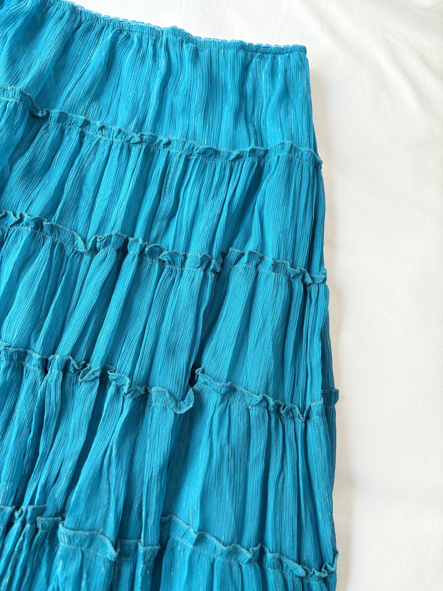 00’s Tiered maxi skirt | Size large