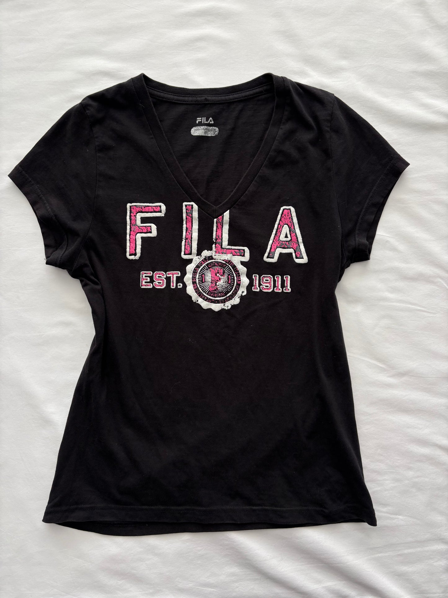 00’s Fila pink baby tee | Size medium