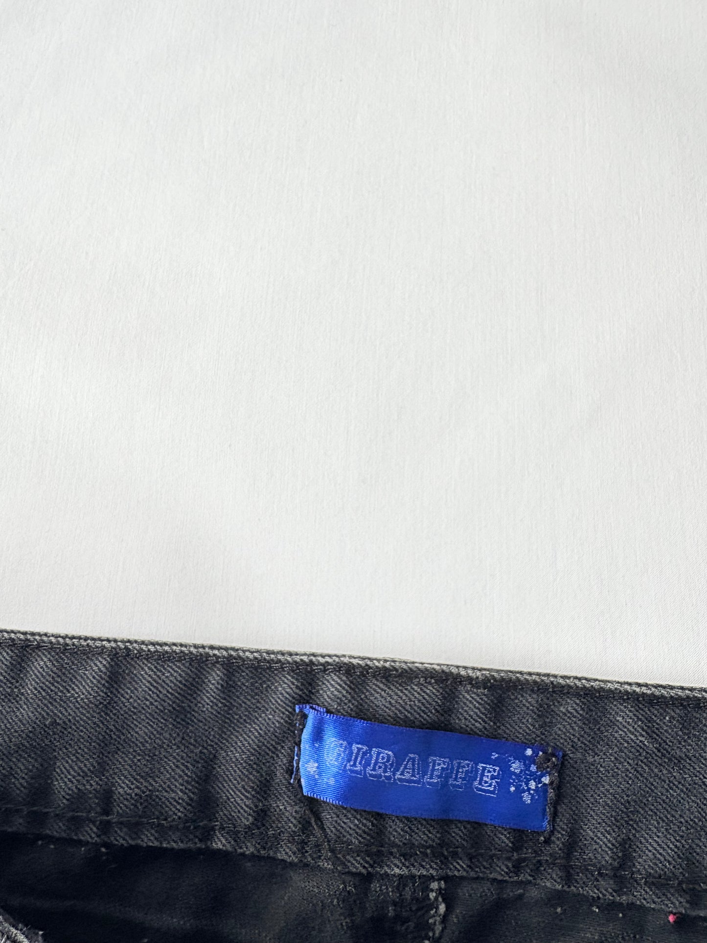 00’s Union Jack denim skirt | Size 10