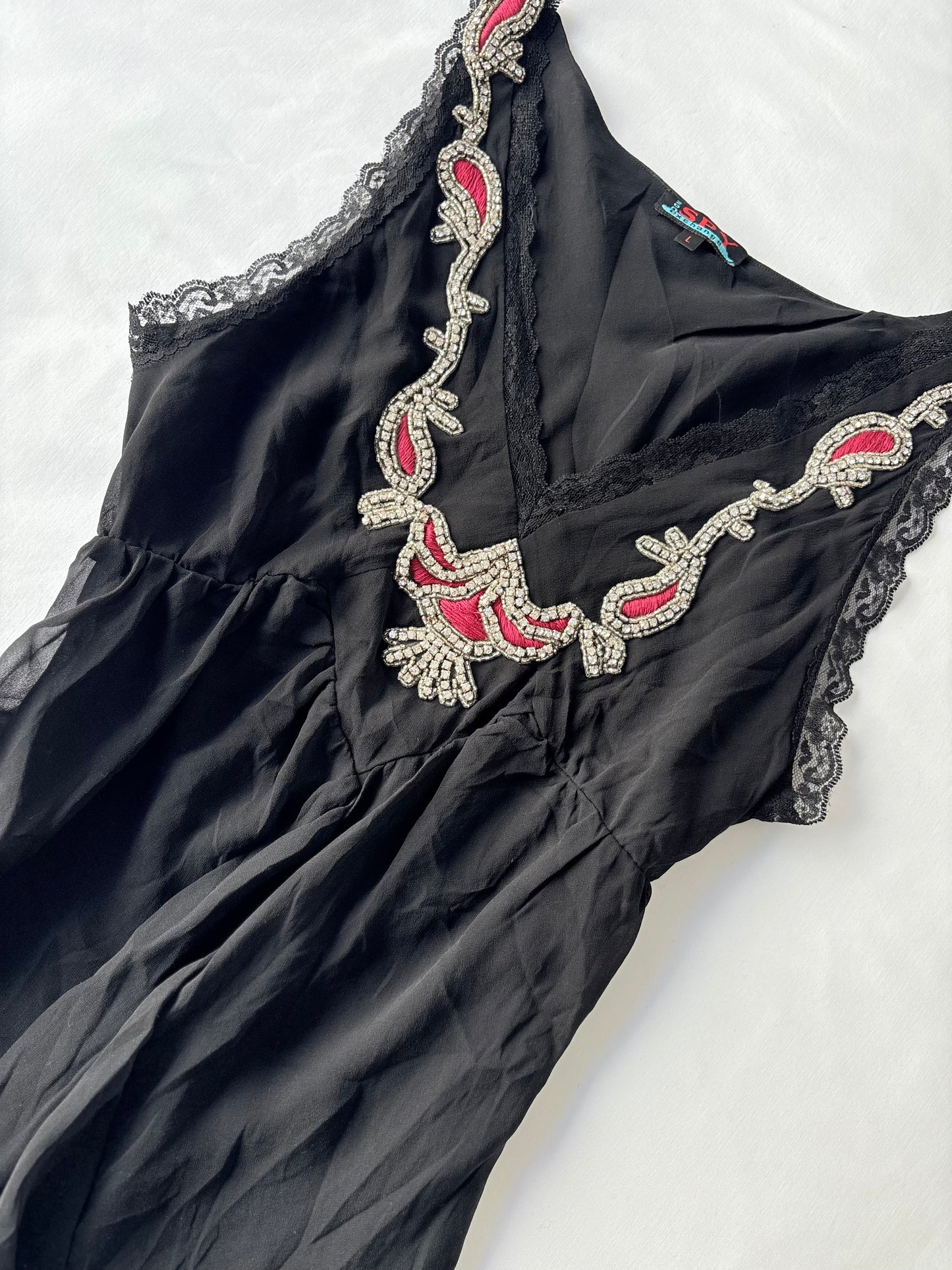 00’s Spy Exchange beaded top | Size 12