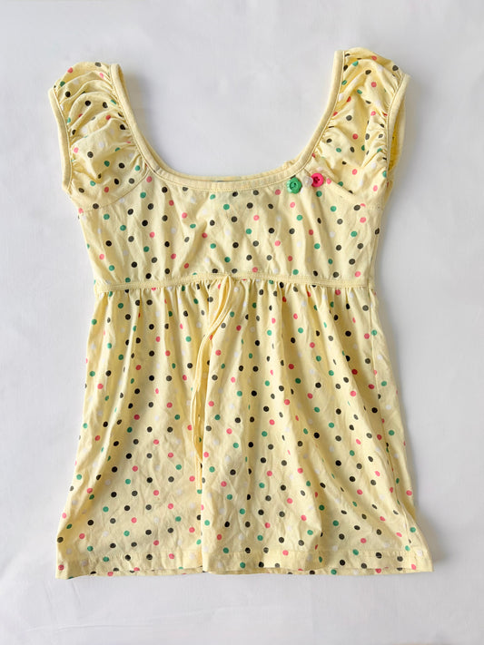 00’s Urban babydoll yellow top | Size 8