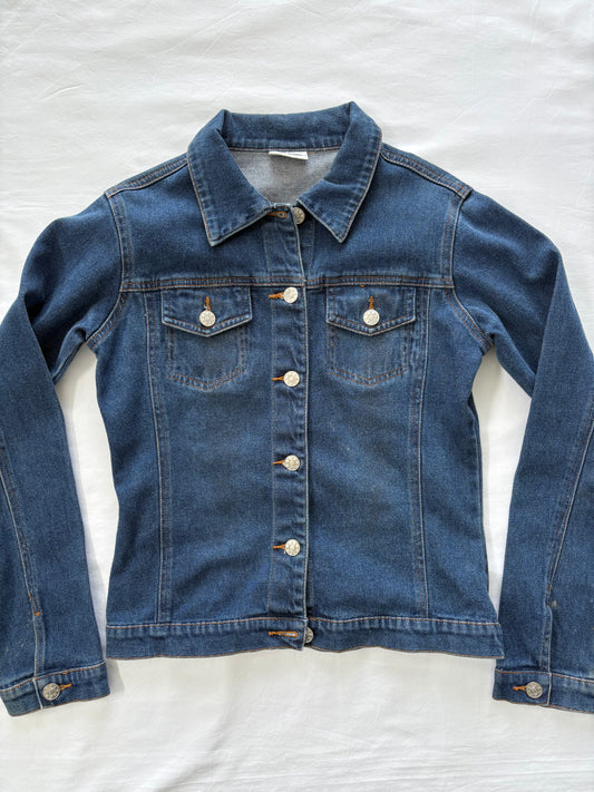 00’s Denim fitted jacket | Size 6