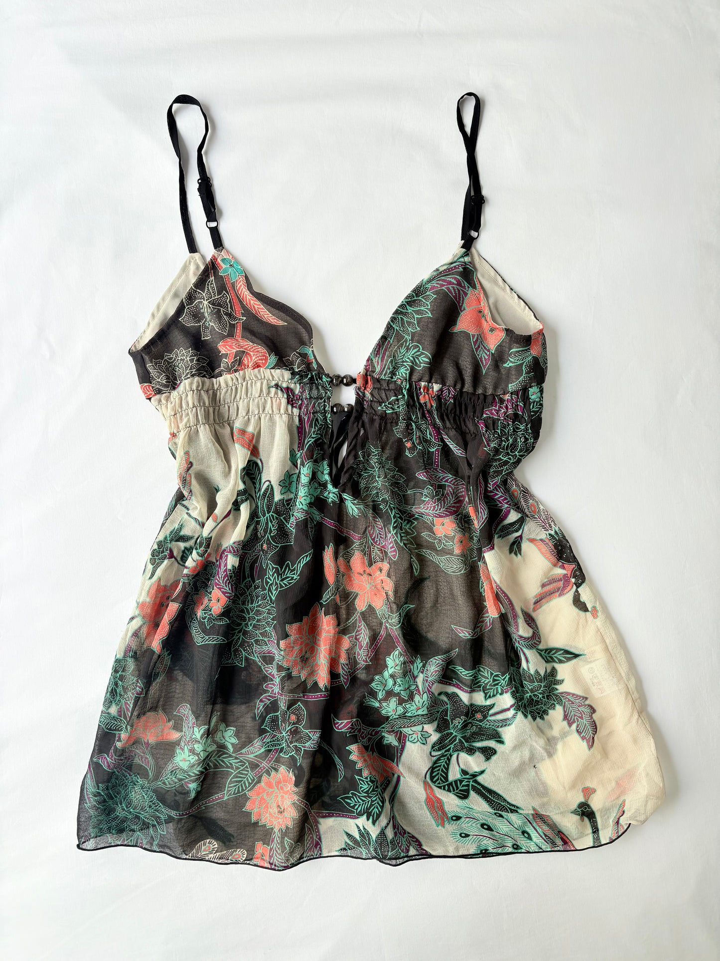 00’s Boho beaded cami | Size 12-14