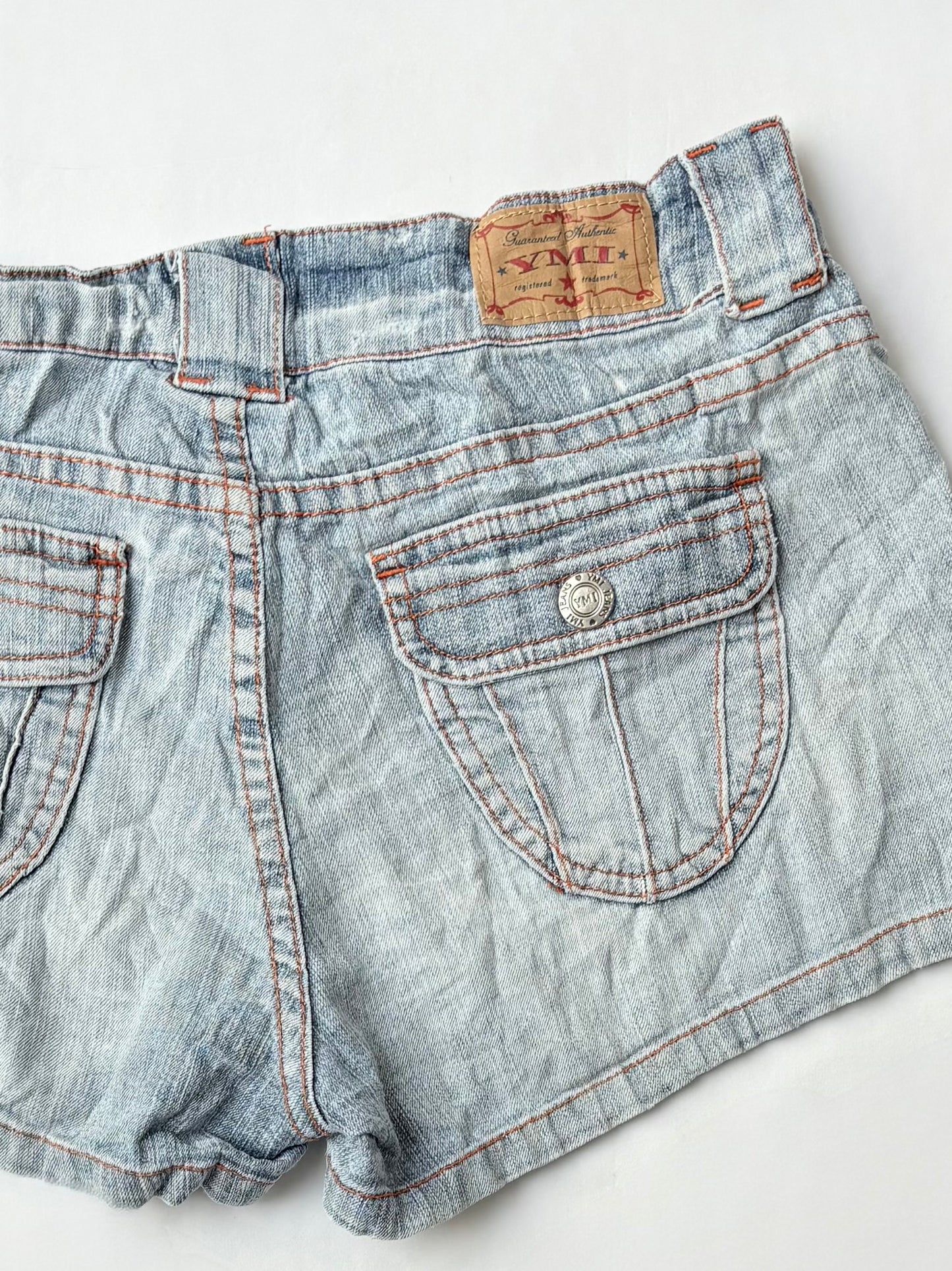 00’s YMI low rise denim shorts | Size 8