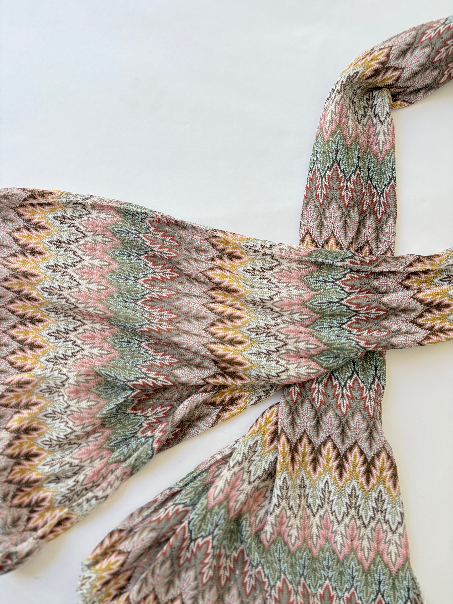 00’s Zig zag festival scarf