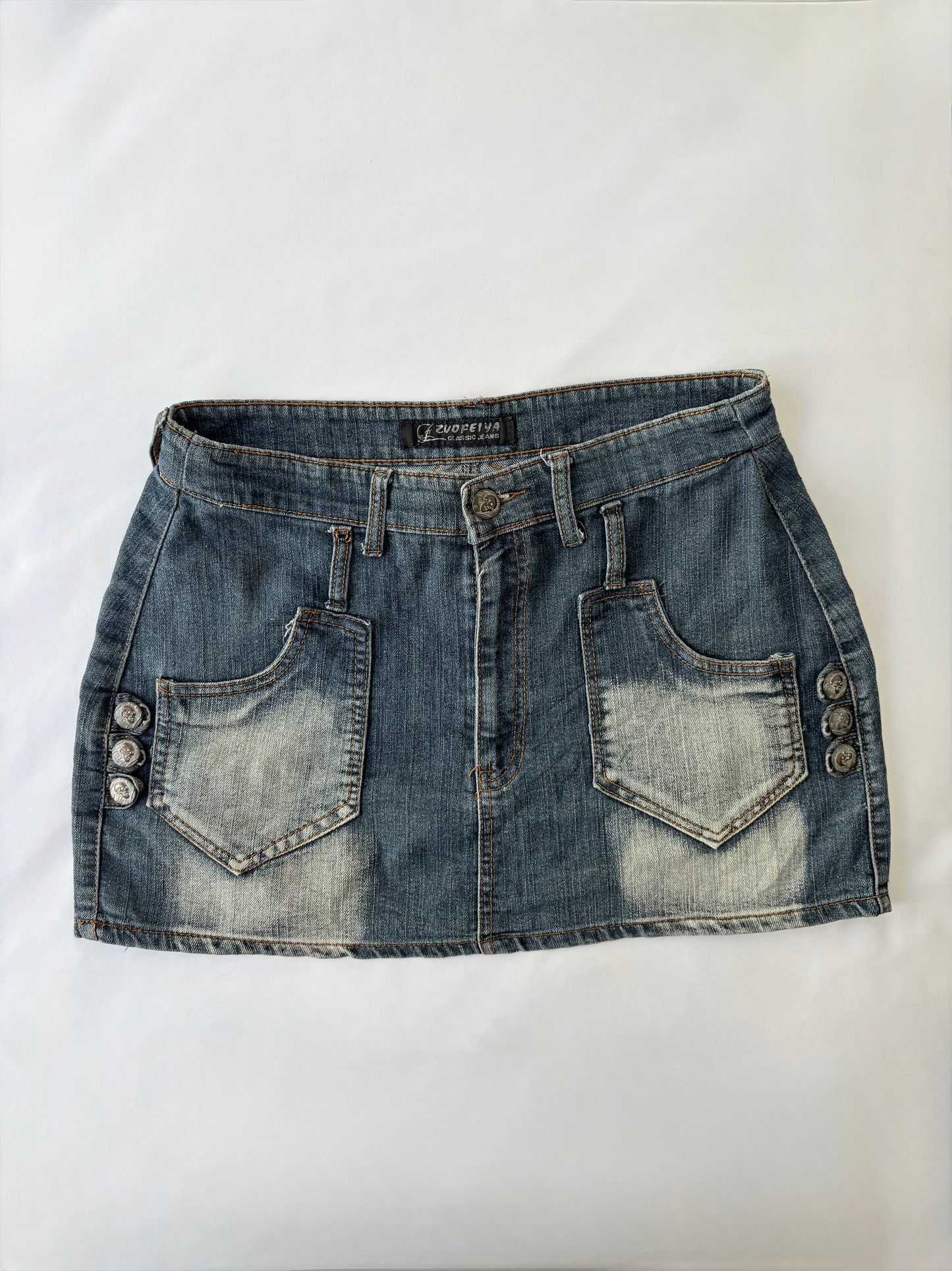 00’s Zuo denim mini skirt | Size 12