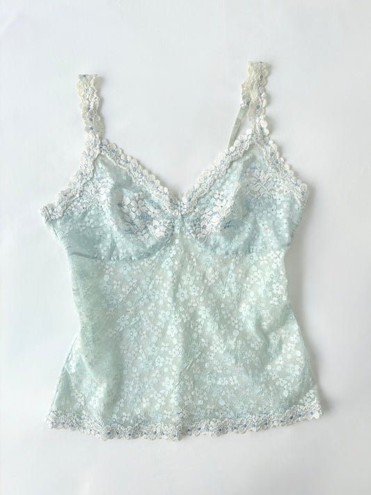 00’s Baby blue lace cami | Size 12