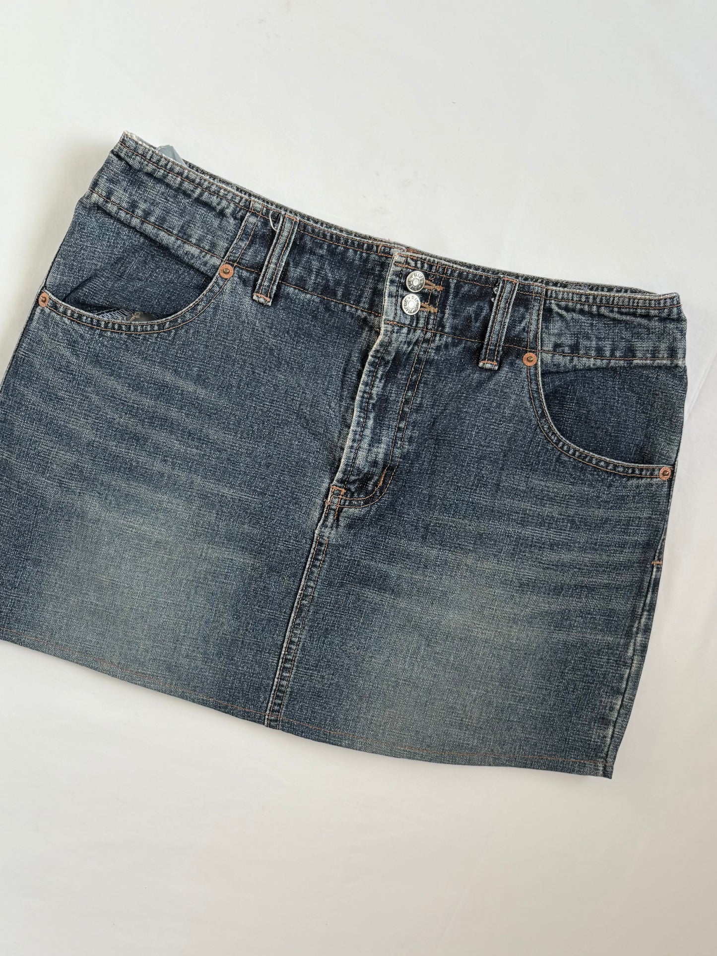 00’s Rifle denim mini skirt | Size 12
