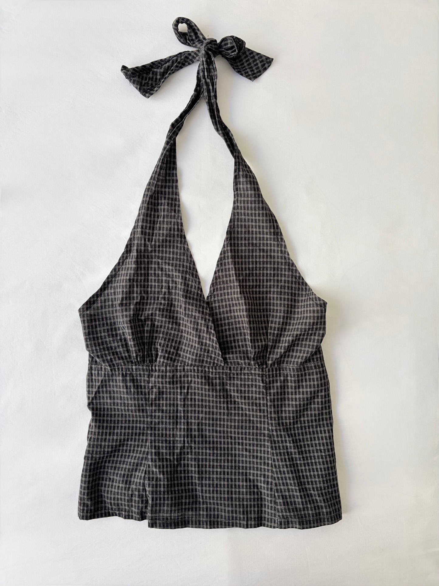 00’s Grey reworked halter tank | Size 10-12