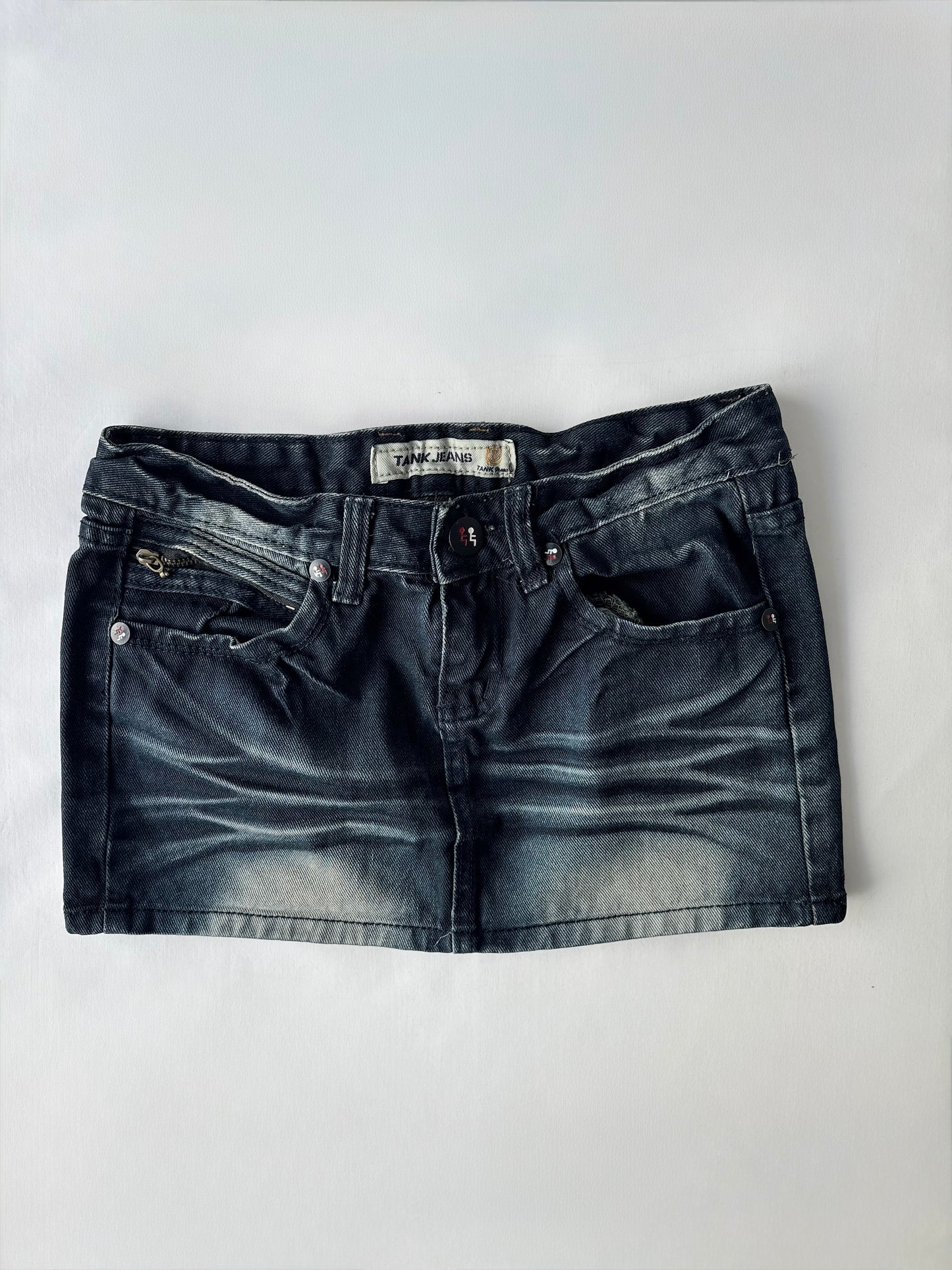 00’s Tank Jeans dark denim skirt | Size 8