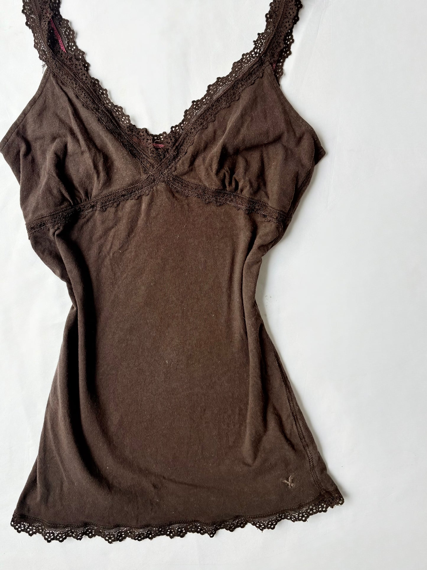 00’s American Eagle chocolate brown tank | Size medium