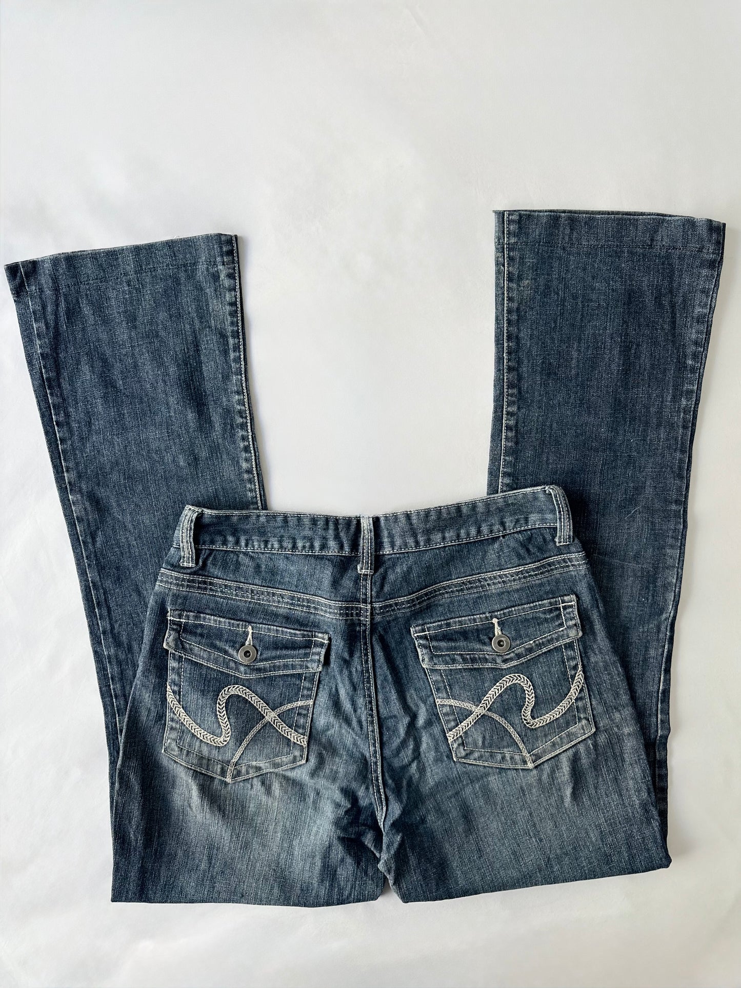 00’s Maya bootcut embroidered jeans | Size 10