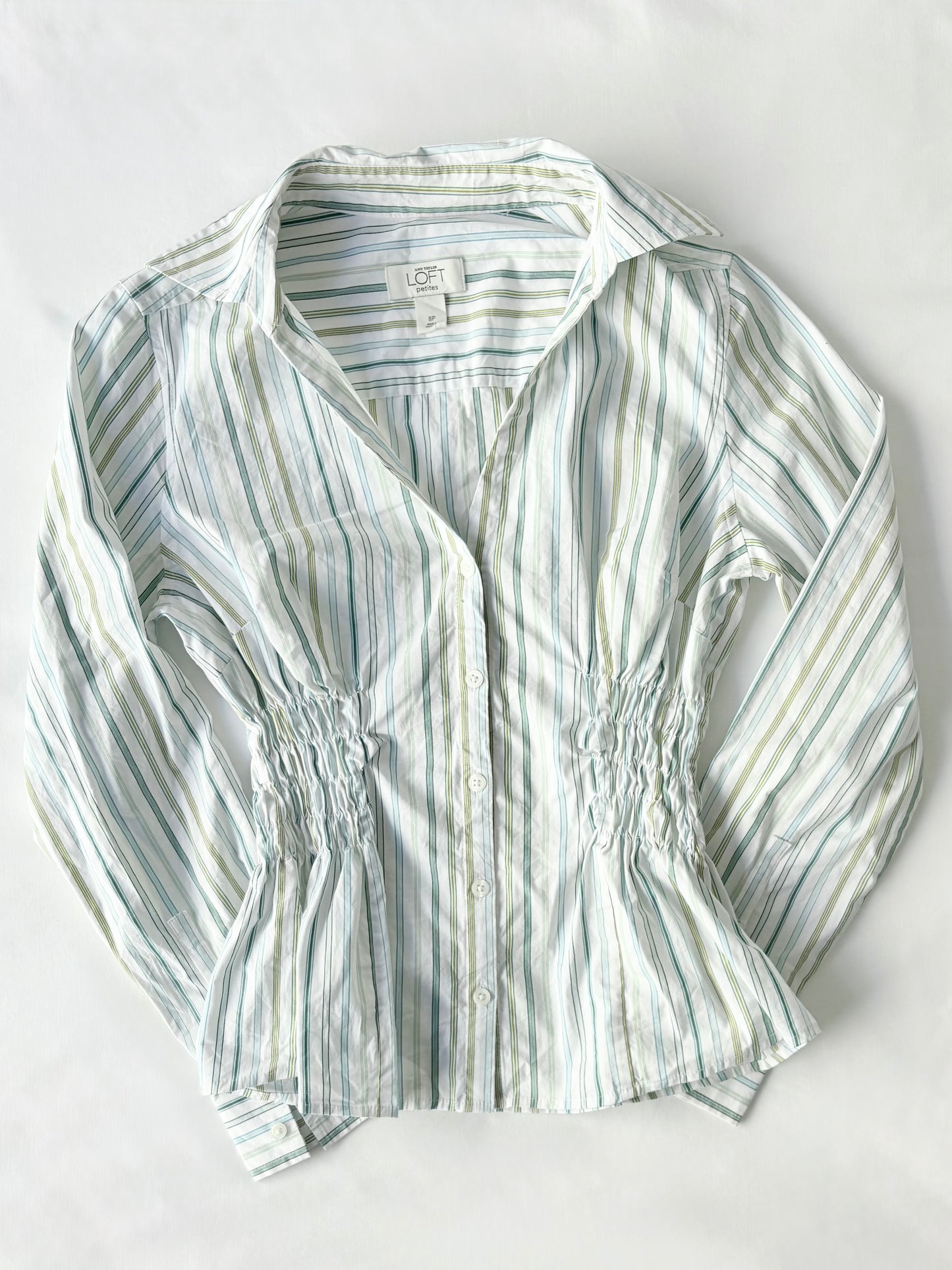 00’s Ann Taylor cinched shirt | Size 10