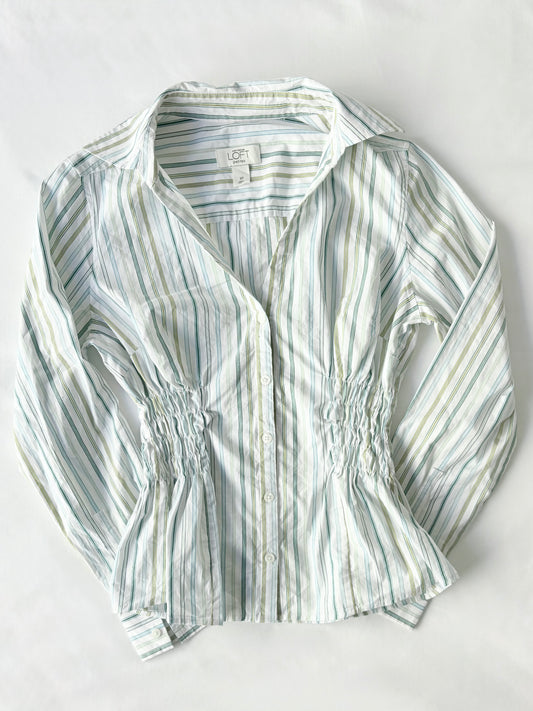 00’s Ann Taylor cinched shirt | Size 10