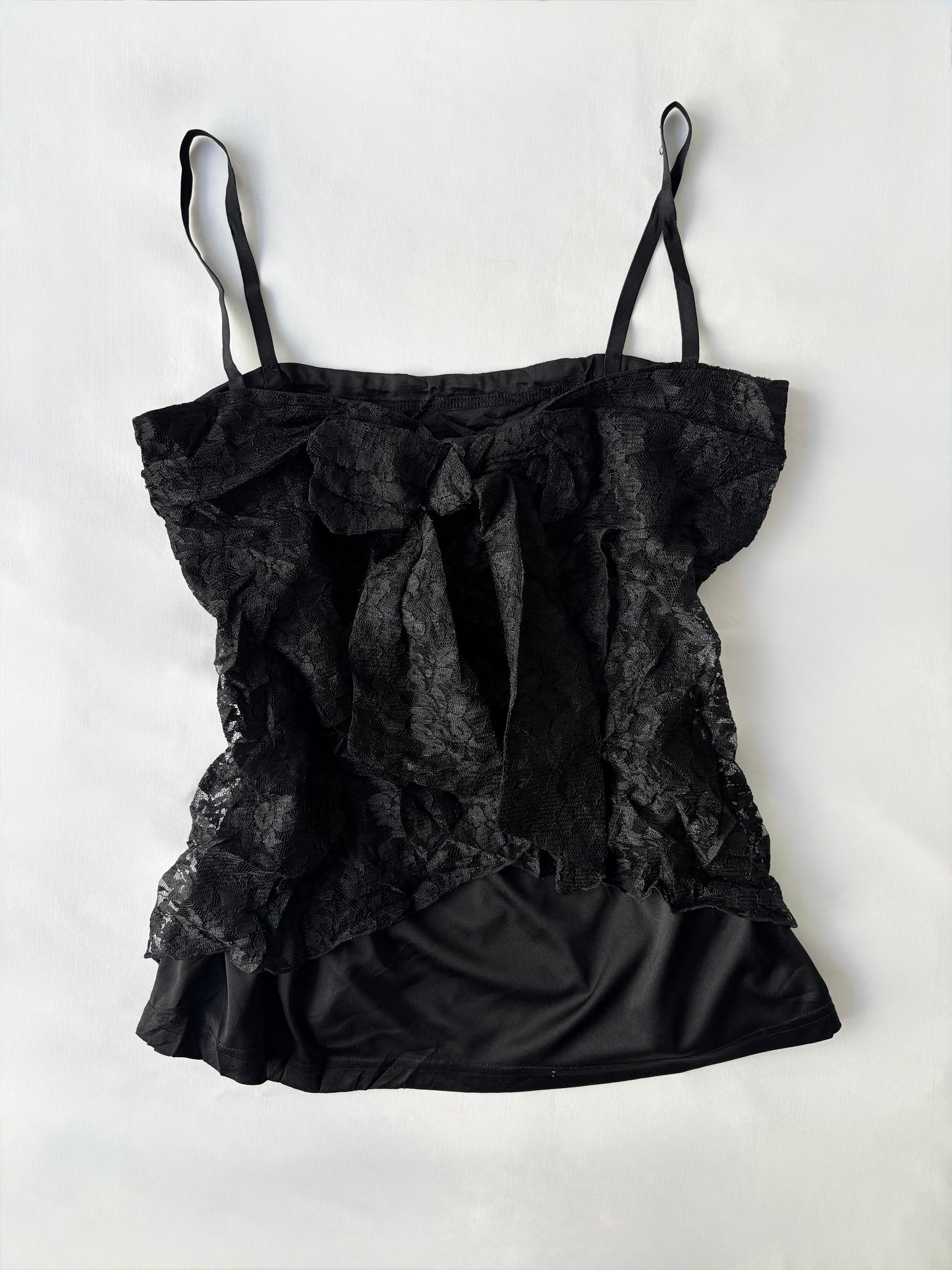00’s Image lace bow cami | Size 10